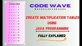 Java Program to Print Multiplication Table using For Loop | #shorts #shortvideo #short #java