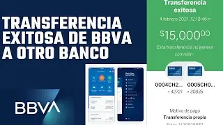Como Transferir DINERO de mi cuenta BBVA a otro banco 2026