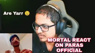 Mortal react on Paras Official attacked brutally over BGMI ISSUE | daku villain | justice for paras