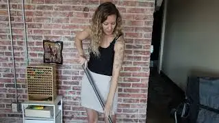 CLEANHOME Rubber Floor Squeegee for Concrete Floor, Tile Floor, Metal Aluminium Heavy Duty Garage