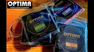 Optima Strings - 24k GOLD strings HD sound  ( Unboxing )