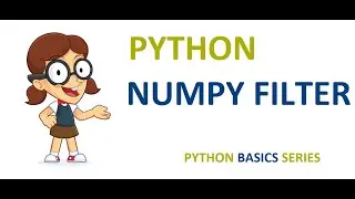 Numpy filter