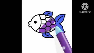 How to draw a finding Nemo easy step by step #draw&colour#foru 
