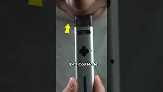 CALIBURN Explorer Pod System - LEFT OR RIGHT COIL MODE #shorts #vape #viral #uwelltech