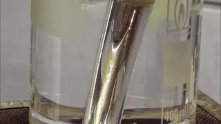 Chemistry experiment 16 - Silver mirror