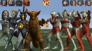 UFE3：Dada/Magma Starman/Jayden/Gomorrah vs Zoffy/ACE/Ultraman taro/Ultraman Leo