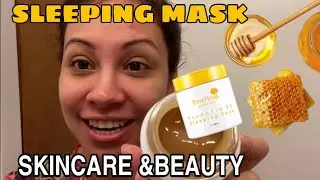 ТЕСТИРОВАНИЕ Pure Heals Propolis 80 Sleeping Mask от Nature Village | УХОД ЗА КОЖЕЙ И КРАСОТА | Mrs Queen B