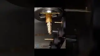 #brass  parts machined by CNC turning #cncmachining #factory #machine#cncturning