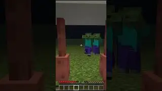 How to Get Rid of ZOMBIES in Minecraft #shorts