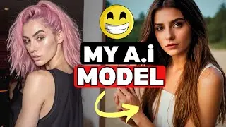 How I Created My Beautiful Ai Instagram Model 2024 🤩