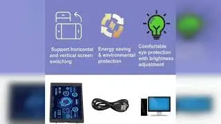 Review: 3.5in IPS USB Mini Screen,PC Temperature Display AIDA64 PC CPU RAM Data Monitor Sensor...