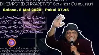DIDI KEMPOT Meninggal Dunia pada usia 53 tahun, Kenak penyakit apakah...?