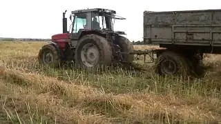 Wyciąganie przyczepy z błota
