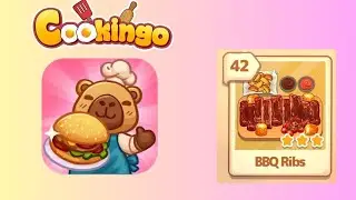 🍳Cookingo Level 42 Walkthrough | Perfect Meal | BBQ Ribs| Solutionguruji