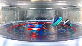 Cho-Z Valkyrie shows no mercy against Orb Egis in Slow Motion ベイブレードバースト