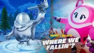 FORTNITE FALL GUYS WHERE WE FALLIN: HOW TO FIND THE BEAN IDOL AND COMPLETE CHALLENGES
