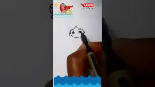 How to draw a cute mermaid #drawing #shorts #howtodraw #easydrawing #art