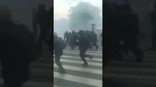 Protesters Set Fire, Clash With Police Over Pension Reform