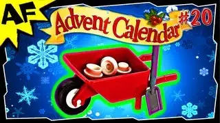 Lego City ADVENT Calendar 4428 #20 Wheelbarrow with Spade and Snow Animated Review