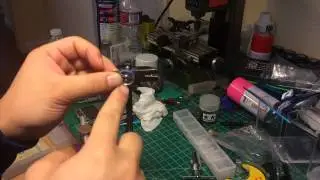 Tamiya Mini 4wd tutorial How to remove the rollers from the Glued motor shaft