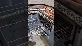 Modular Kitchen Trolley Cost In Aurangabad #modularkitchen