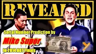 America's Got Talent 2014 Final: Mike Super (Serial Number Trick) Revealed