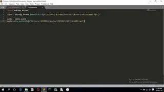 How to convert video to audio file using python.