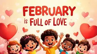 February Is Full of Love | Kids Song About Kindness, Friendship & Caring 💖