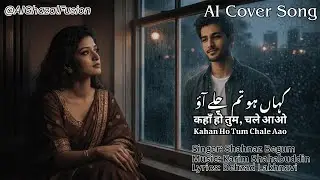 Kahan Ho Tum Chale Aao | AI Cover | Romantic Ghazal by Shahnaz Begum