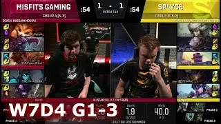 Misfits vs Splyce | Game 3 S7 EU LCS Summer 2017 Week 7 Day 3 | SPY vs MSF G3 W7D4