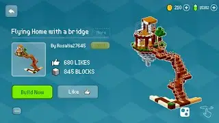 Block Craft 3D: Crafting Game #3023 | Flying Home 🏠 with A Bridge 🌉