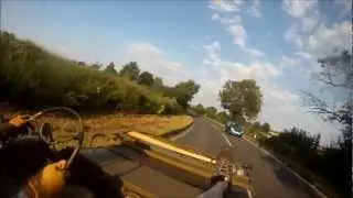 Riding in a Willys Jeep and get up some speed!