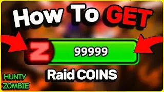 Как быстро получить RAID COINS в Hunty Zombie (ROBLOX)