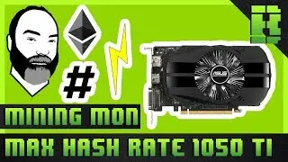 Настройки разгона майнинга Ethereum на GTX 1050 Ti: хешрейт и энергопотребление | Asus Phoenix 4 ГБ
