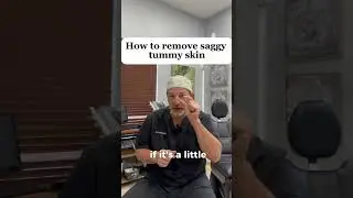 Saggy tummy skin