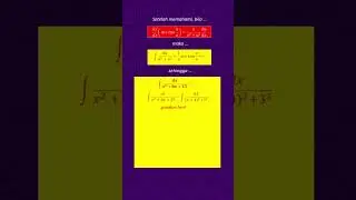 integral yang mengarah ke fungsi arcus tangens #shorts #integral