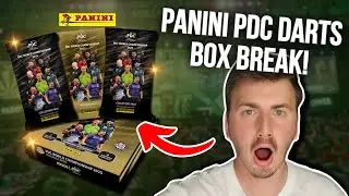 OPENING MY PDC TRADING CARDS! (Panini PDC Darts Collectors Box Break)