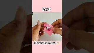 DIY Pig 🐷 Bookmark #diy #shorts