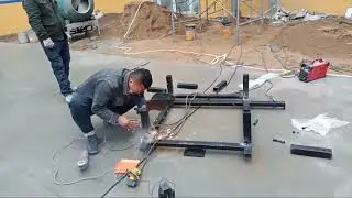 Wall-mounted basketball hoop installation tutorial