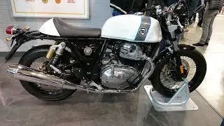 Royal Enfield 650 Continental GT Ice Queen White EICMA 2018 Milan Walkaround