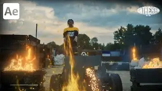 EPIC 3D FIRE EFFECT for Music Videos! | After Effects Tutorial