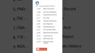 Important short and full name/Mostly use hone vale short and full name name/Basic shortcut name