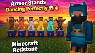 Armor Stands Dancing Perfectly 😱🔥 | Minecraft Redstone