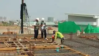 Construction Progress at The Park Land Sen Sok
