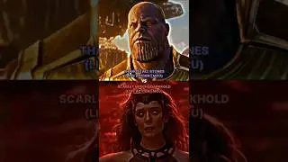 Thanos (All Stones | MCU) Vs. Scarlet Witch (Darkhold | MCU) | Battle | #mcu #thanos