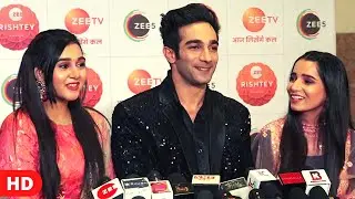Bhagya Lakshmi Serial Cast Munira Kudrati, Aman Gandhi & Mansi Bhanushali At Zee Rishtey Awards 2021