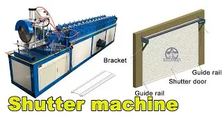 Rolling shutter machine price | rolling shutter door machine | shutter slat roll forming machine