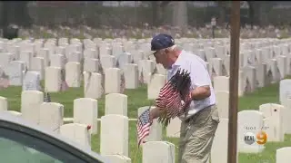 Los Angeles National Cemetery On Memorial Day