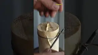 Simple tips and tricks for repairing wood cracks with wire. #shorts #asmr #knots #diy