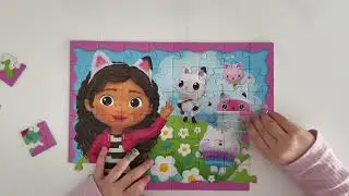 Koci Domek Gabi 🐱 Gabby’s Dollhouse | Puzzle 🧩 układa 3-letnia Lili 👧✨